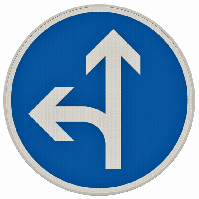 Vorsicht, Schild