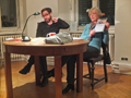 David Wagner und Gisela Trahms in der Lettretage, Berlin, 12.12.2012